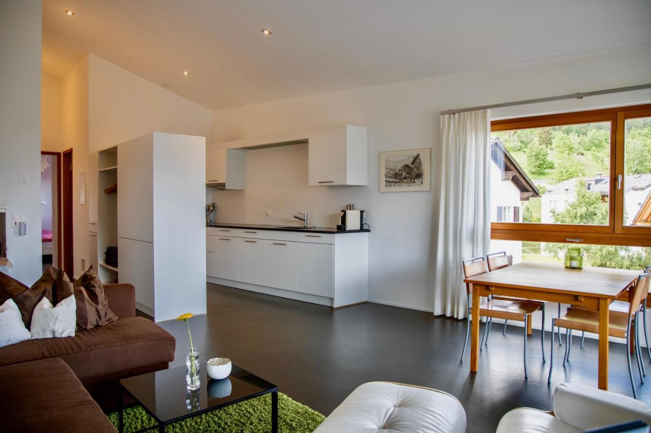 Ferienwohnung Crap Ner Flims Exteriér fotografie